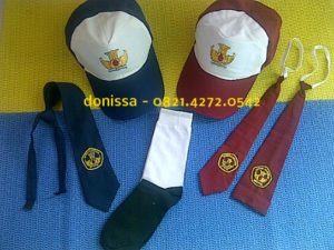 Distributor seragam topi dasi SD SMP SMA