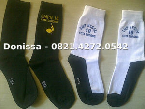 Pusat Grosir Kaos Kaki Tulisan Nama Sekolah 