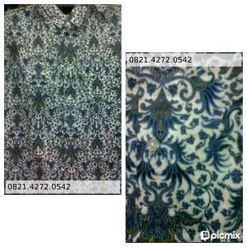 Grosir batik cemani warna biru benhur putih
