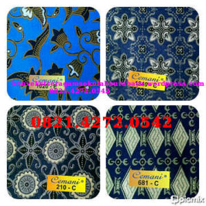 grosir batik cemani kirim ke NTT, NTB, Maluku, Luwuk, Papua 